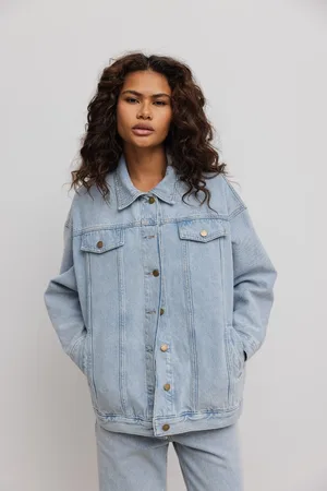 Marsala Kurtka jeansowa oversize w kolorze LIGHT BLUE
