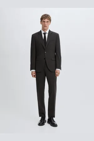 Massimo Dutti Spodnie Od Garnituru Ze 100% Wełny