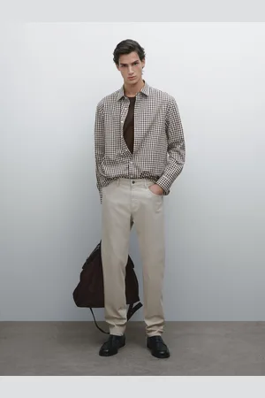 Massimo Dutti Denimowe Spodnie Slim Z Mieszanki Bawełny