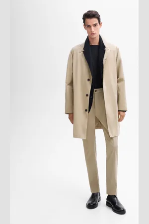 Massimo Dutti Spodnie Slim Z Bawełnianej Mieszanki
