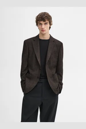 Massimo Dutti Elegancka Marynarka Z Mieszanki Wełny