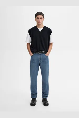 Massimo Dutti Dzianinowa Kamizelka Z Dekoltem W Serek