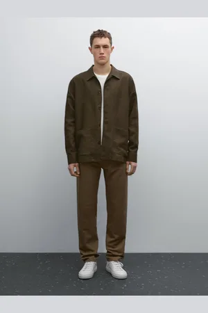 Massimo Dutti Zwężane Spodnie Z Mieszanki Bawełny