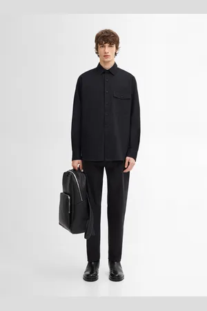 Massimo Dutti Koszula O Kroju Regular Fit Z Mieszanki Bawełny