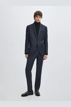 Massimo Dutti Marynarka Od Garnituru W Pepitkę