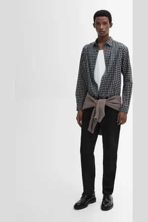 Massimo Dutti Koszula O Kroju Regular Fit Ze 100% Bawełny W Kratkę