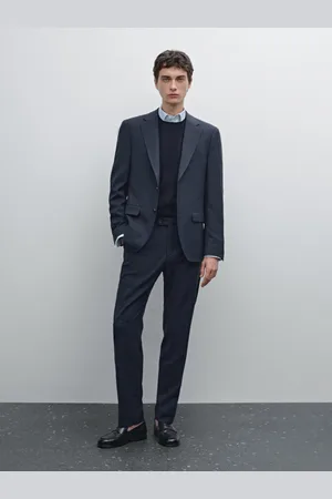 Massimo Dutti Spodnie Od Garnituru Z Mieszanki Wełny