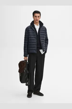 Massimo Dutti Składana, Lekka, Pikowana Kurtka Puchowa
