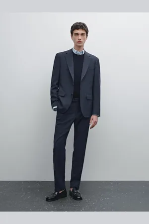 Massimo Dutti Marynarka Od Garnituru Z Mieszanki Wełny