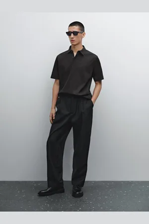 Massimo Dutti Koszulka Polo Ze 100% Bawełny Z Krótkim Rękawem