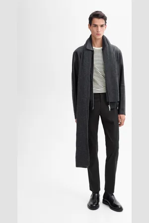 Massimo Dutti Spodnie Slim Z Bawełnianej Mieszanki