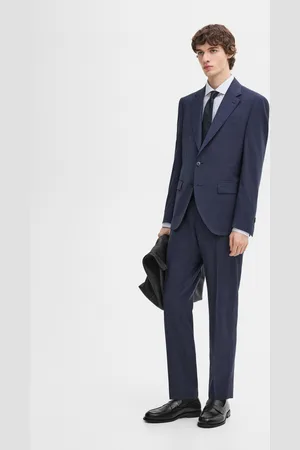 Massimo Dutti Marynarka Od Garnituru Z Mieszanki Wełny
