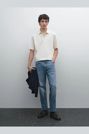 Massimo Dutti Koszulka Polo Ze 100% Bawełny Z Krótkim Rękawem