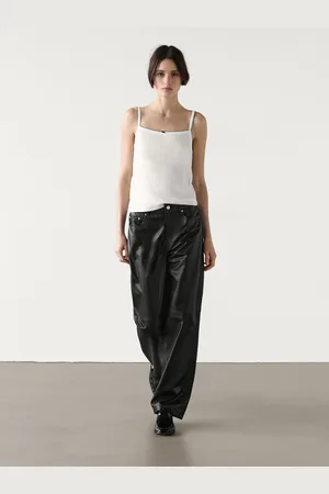 Massimo Dutti Ażurowy Top Z Kokardką