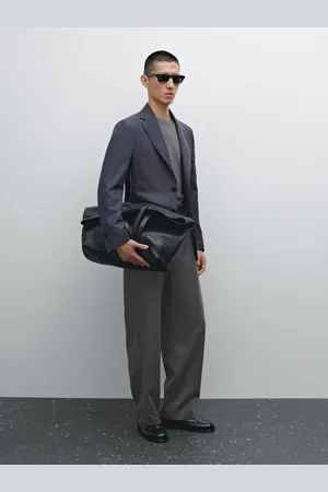 Massimo Dutti Marynarka Z Fakturą Ze 100% Wełny