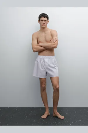 Massimo Dutti Bokserki Ze 100% Bawełny W Paski