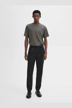 Massimo Dutti Koszulka Z Mieszanki Bawełny Z Krótkim Rękawem