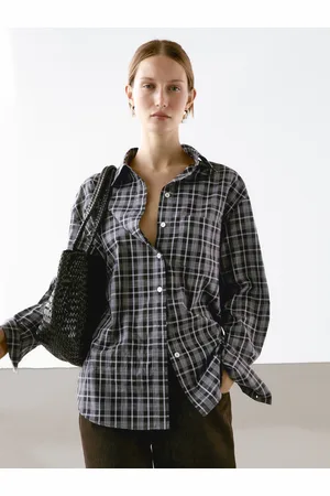 Massimo Dutti Koszula Ze 100% Bawełny W Kratkę