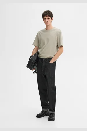 Massimo Dutti Koszulka Ze 100% Bawełny Merceryzowanej