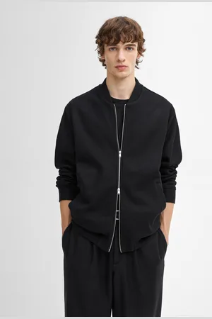 Massimo Dutti Bomberka Z Podwójnej Mieszanki Wełny