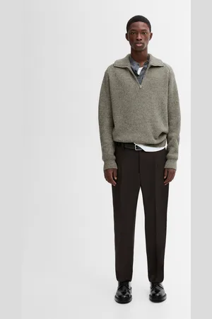 Massimo Dutti Sweter Z Mieszanki Bawełny Z Półgolfem