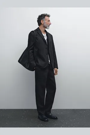 Massimo Dutti Spodnie Od Garnituru Ze 100% Lnu
