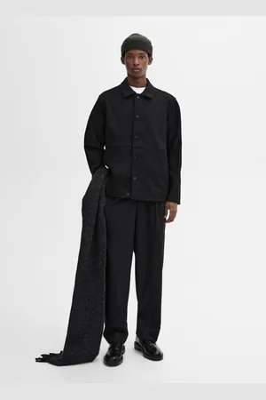 Massimo Dutti Kurtka Z Mieszanki Wełny Zapinana Na Guziki