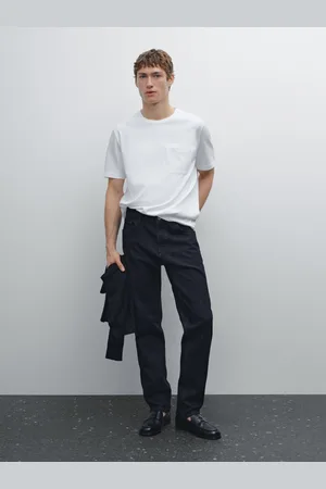 Massimo Dutti Koszulka Z Krótkim Rękawem Ze 100% Bawełny