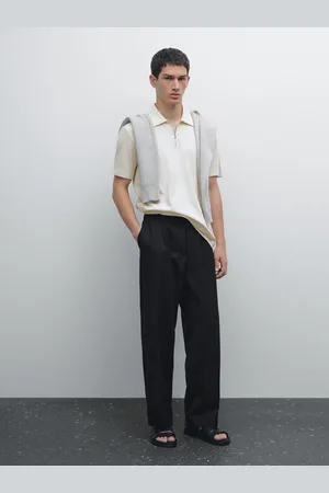 Massimo Dutti Koszulka Polo Ze 100% Bawełny Z Krótkim Rękawem