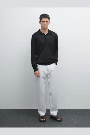 Massimo Dutti Zwężane Spodnie Z Mieszanki Bawełny