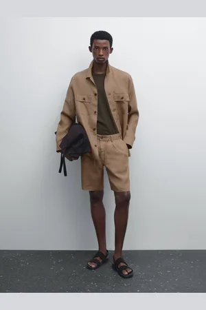 Massimo Dutti Koszula Wierzchnia Ze 100% Lnu