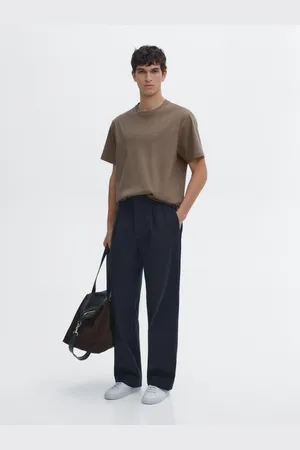 Massimo Dutti Koszulka Wide Fit Ze 100% Bawełny
