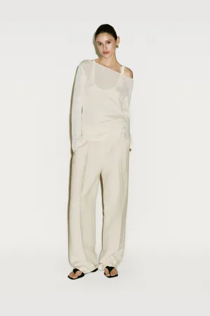 Massimo Dutti Spodnie Z Zakładkami − Limited Edition