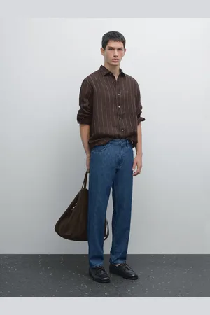 Massimo Dutti Lekkie Jeansy O Zwężanym Kroju