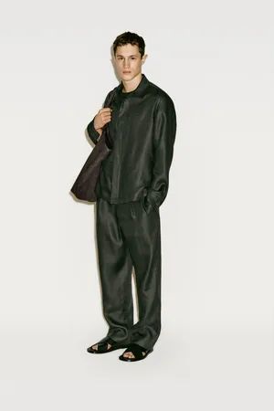 Massimo Dutti Koszula Wierzchnia Ze 100% Lnu − Limited Edition