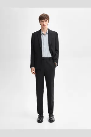 Massimo Dutti Spodnie Od Garnituru Ze 100% Wełny