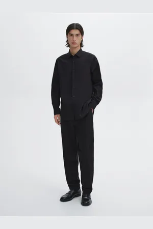 Massimo Dutti Spodnie Z Popeliny O Kroju Jogger