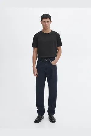 Massimo Dutti Koszulka Z Merceryzowanej Bawełny Z Krótkim Rękawem