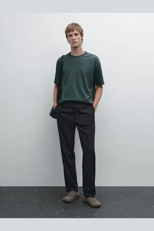 Massimo Dutti Koszulka Ze 100% Bawełny Średniej Grubości