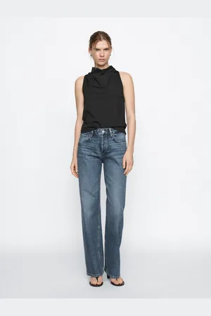 Massimo Dutti Jeansy Z Szerokimi Nogawkami I Średnim Stanem