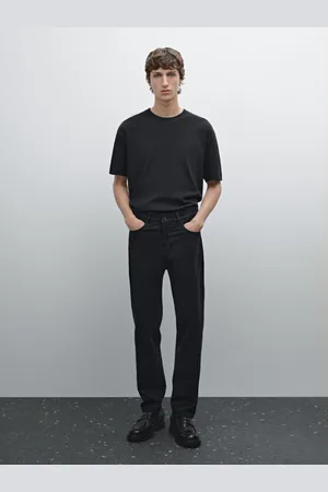 Massimo Dutti Koszulka Ze 100% Bawełny Średniej Grubości