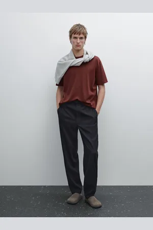 Massimo Dutti Koszulka Ze 100% Bawełny Średniej Grubości
