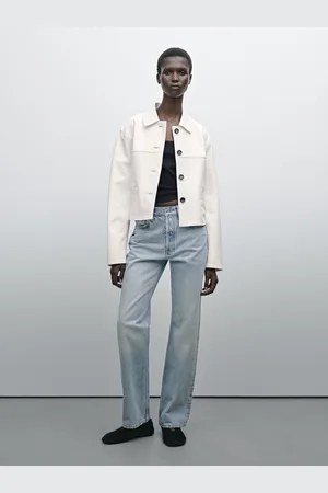 Massimo Dutti Krótka Kurtka Ze Skóry Nappa
