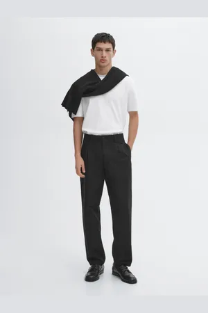 Massimo Dutti Koszulka Ze 100% Bawełny Średniej Grubości