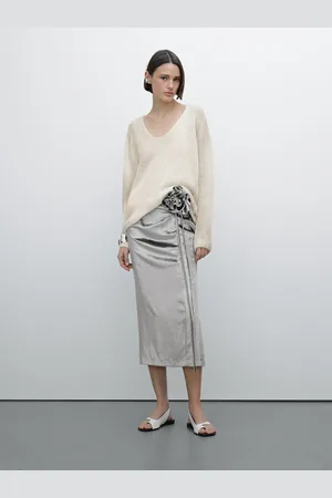 Massimo Dutti Dzianinowy Sweter Ze Wzorem Tie-Dye – Studio