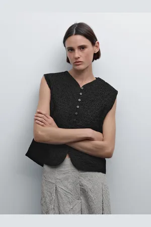 Massimo Dutti Haftowana Kamizelka
