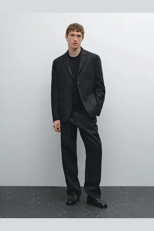 Massimo Dutti Marynarka Od Garnituru 100% Len