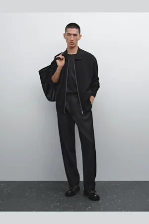 Massimo Dutti Dzianinowy Kardigan Ze 100% Bawełny Zapinany Na Suwak
