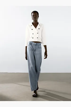 Massimo Dutti Dwurzędowy Żakiet Z Dzianiny Milano