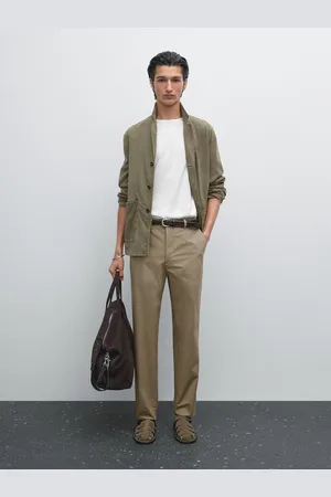 Massimo Dutti Spodnie Jogger Ze 100% Bawełny